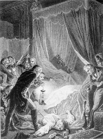 Убийство императора Павла Первого и воцарение Александра Первого