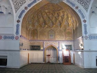 Современный вид мечеть Калян приняла уже