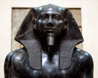 Статуя фараона Хафра династии Джосера (с