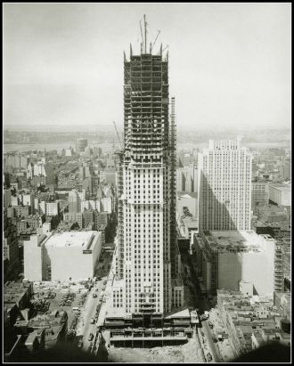 Строительство Radio City, начало 30-х гг