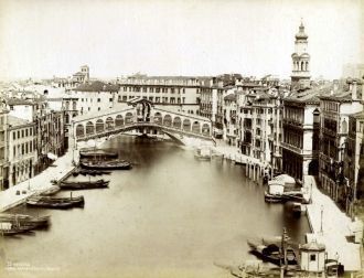 Мост Риальто, 19 век.
