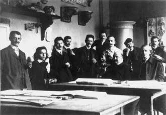 Мештрович в академии в Вене, 1905 год.