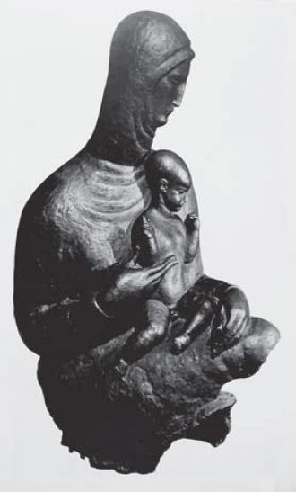 И. Мештрович. Богородица с младенцем. 19