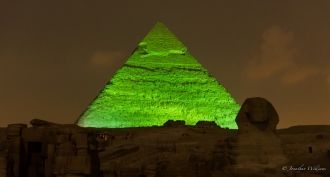 Пирамида Хефрена — вторая по величине пи