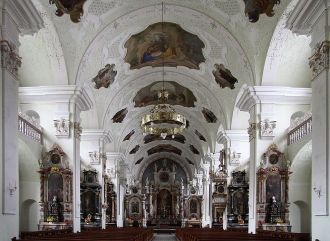Интерьер церкви Монастыря Энгельберг