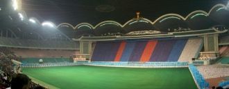 Арена Стадиона Первого Мая в Пхеньяне.