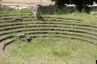Римский сад в Пестуме.