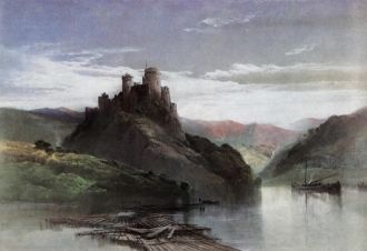 Henry Bright (1810-1873). Замок катц на 