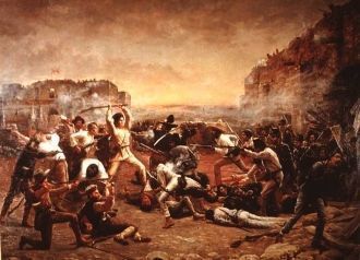 Мексиканские солдаты использовали брошен