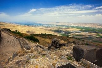 Вид на Галилейское море и Иорданскую дол