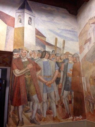Фреска в монастыре Ла-Рабида. Ранний Ман