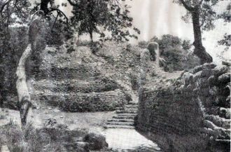 Руины Кхами. Одно из первых фото, после 
