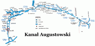 План Августовского канала.