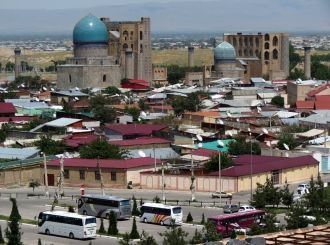 Крупнейшая в Средней Азии мечеть Биби-Ха