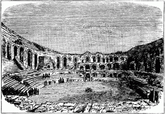   Римский амфитеатр в Арле. Историч