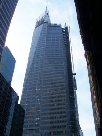 Башня Банка Америки построена из перераб