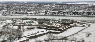 Квебекская крепость зимой.