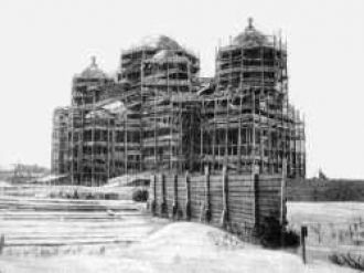 Строительство Вознесенского собора, 1889