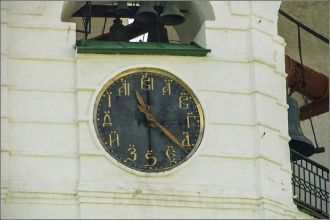 Часы на Соборной колокольне.
