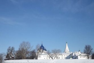 Суздальский кремль зимой.