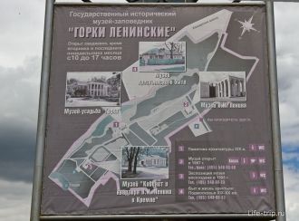 Карта музея-заповедника “горки Ленинские