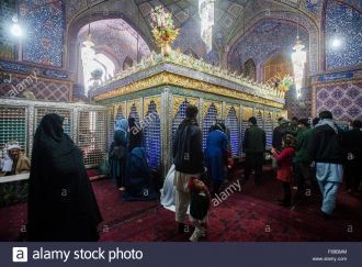 Гробница Али в Голубой мечети (Мазари-Ша