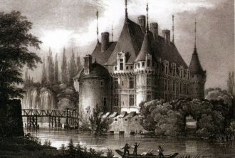 Замок Азе-лё-Ридо. 1824 г.