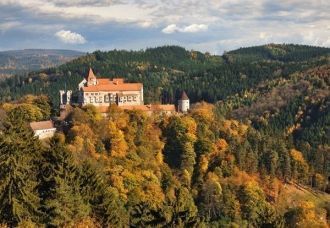 В 1645 году замок Пернштейн в Чехии в оч