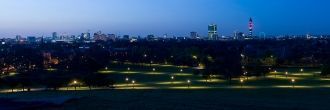 Риджентс-парк. Вечерняя панорама.