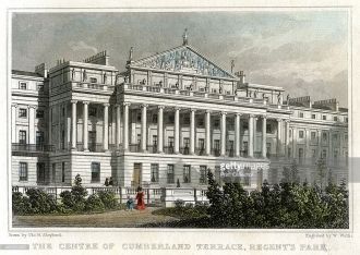 Камберленд-террас, Риджентс-парк, 1829 г