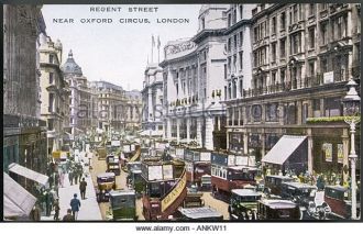 Риджент-стрит, 1920 год.