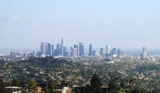 Вся группа небоскребов Лос-Анджелеса и А