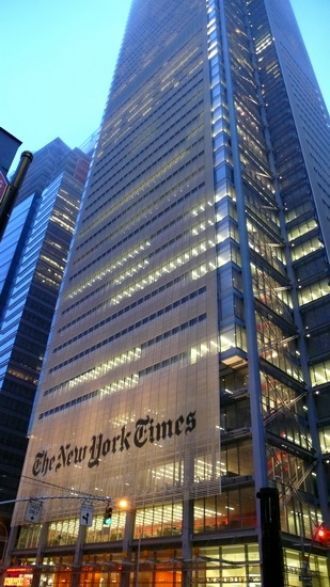 Нью-Йорк Таймс-Билдинг - небоскреб в зап