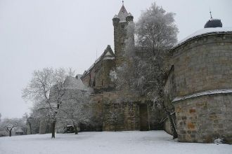 Крепость зимой.