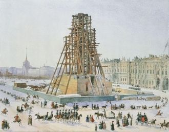 Дворцовая площадь, 1832. История Дворцов