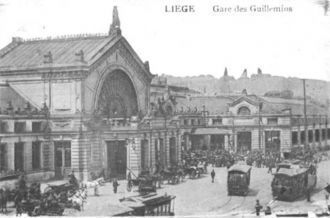Вот как выглядел вокзал в 1905 году.