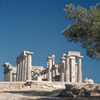 Храм Афайи находился в 13 км. восточнее 