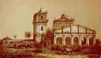 Сан-Игнасио-Мини. Рисунок 1846 года.
