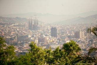 Виды Барселоны с холма