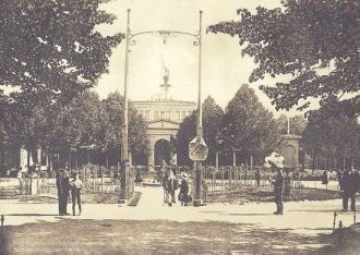 Вид Верманского парка в начале ХХ века
