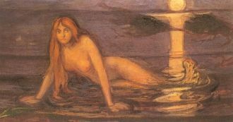 Мунк. Дама из моря. 1896