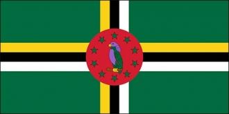 Попугай-Сисеру на флаге Доминики.