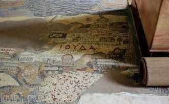 Иордания, Мадаба: Древняя мозаичная карт