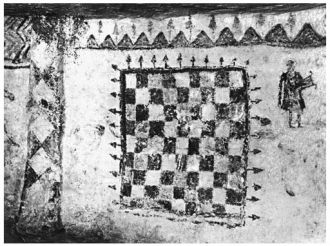 Шахматная доска, найденная в Неаполе Ски