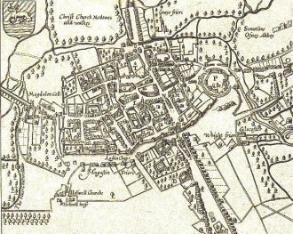 Карта Оксфорда, 1605 год.
