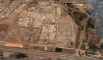 Абу-Грейб с воздуха: масштаб построек вп