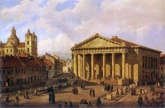 Мартин Залеский. Ратушная площадь (1836)