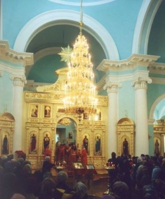 Служба в соборе Александра Невского, 200