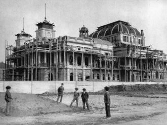 Строительство нового здания театра, 1870