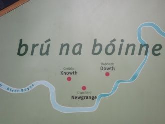 Карта долины Бойн.
